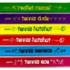 Apollo® Tennis Themed Slapband 6 Pack -Tennis Promotion Shop Tennis Themed Slapband 6 Pack 54076.1712231824