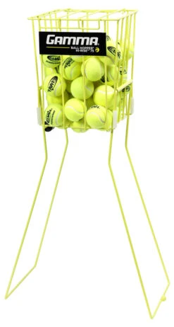 Gamma Hi Rise 75 With Wheels Ball Basket -Tennis Promotion Shop gamma hi rise 75 with wheels ball basket yellow 86347 09482.1706549722