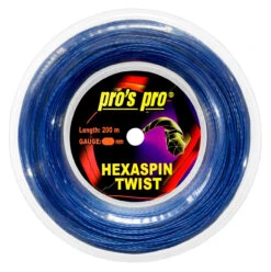 Pro's Pro Hexaspin Twist 16L 1.25mm 200M Reel -Tennis Promotion Shop pros pro hexaspin twist 16l 1 25mm 200m reel blue 97239 87042.1698770201