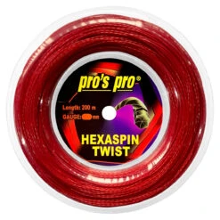 Pro's Pro Hexaspin Twist 16L 1.25mm 200M Reel -Tennis Promotion Shop pros pro hexaspin twist 16l 1 25mm 200m reel red 88247 89813.1698770201