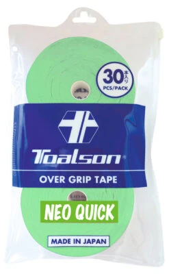 Toalson Neo Quick Overgrip 30 Pack -Tennis Promotion Shop toalson neo quick overgrip 30 pack green 21894 94300.1698772936