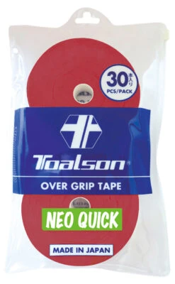 Toalson Neo Quick Overgrip 30 Pack -Tennis Promotion Shop toalson neo quick overgrip 30 pack red 18561 58246.1698772937