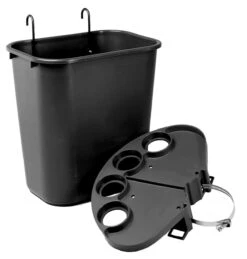 Tourna Tennis Court Tidy Bin -Tennis Promotion Shop tourna tennis court tidy bin black 98165 58233.1698771160